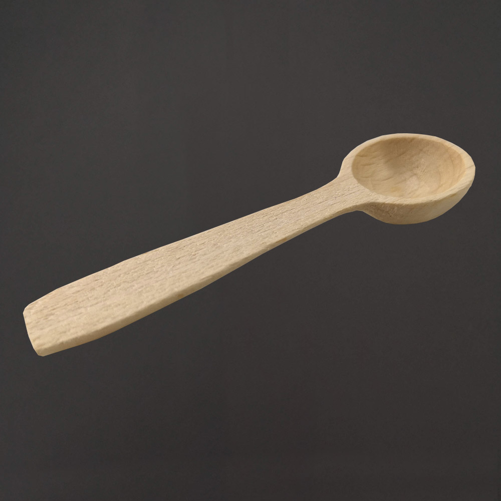 Dřevěná lžička mini, masivní dřevo, délka 7,5 cm