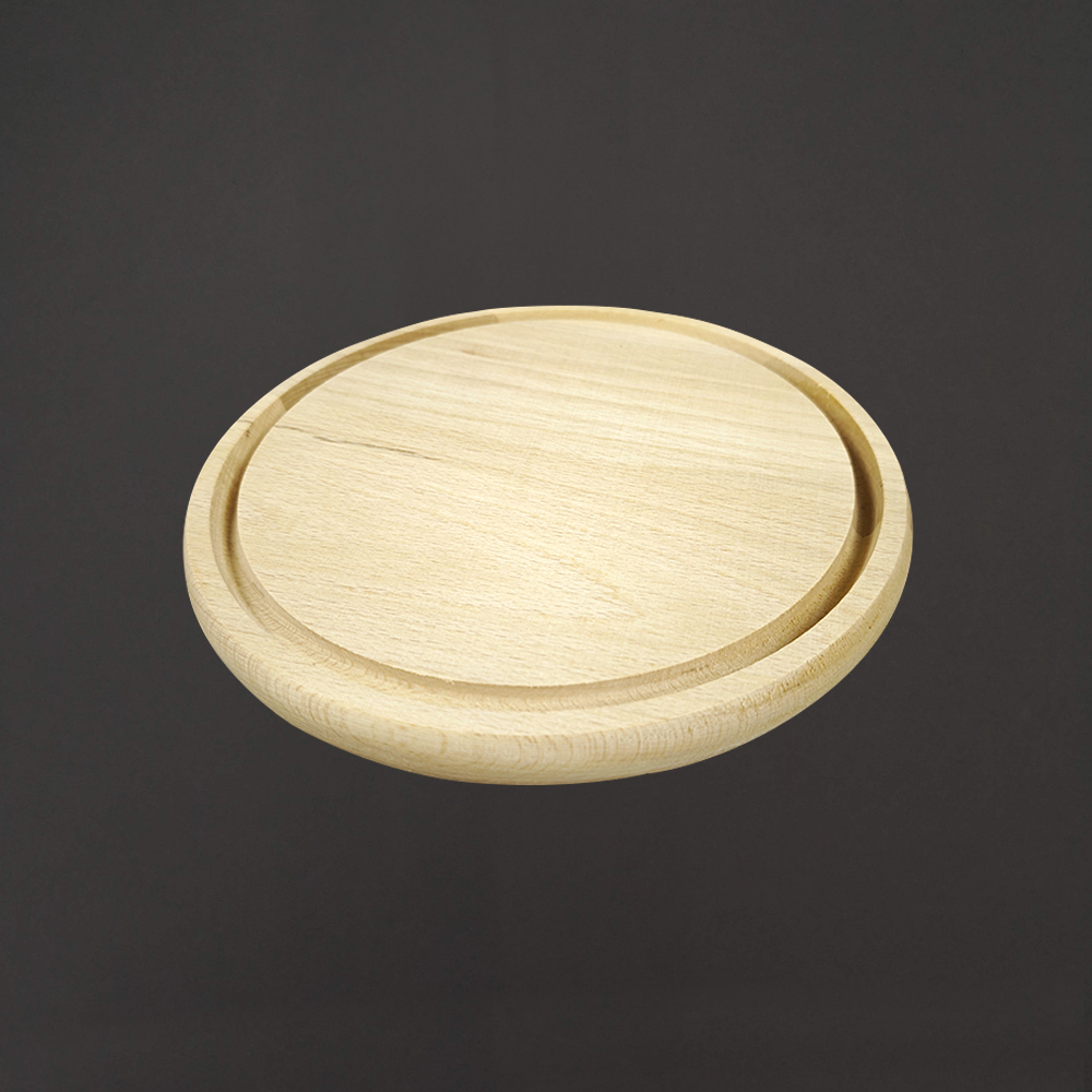 Dřevěné servírovací prkénko - podnos, masivní dřevo, 21 cm