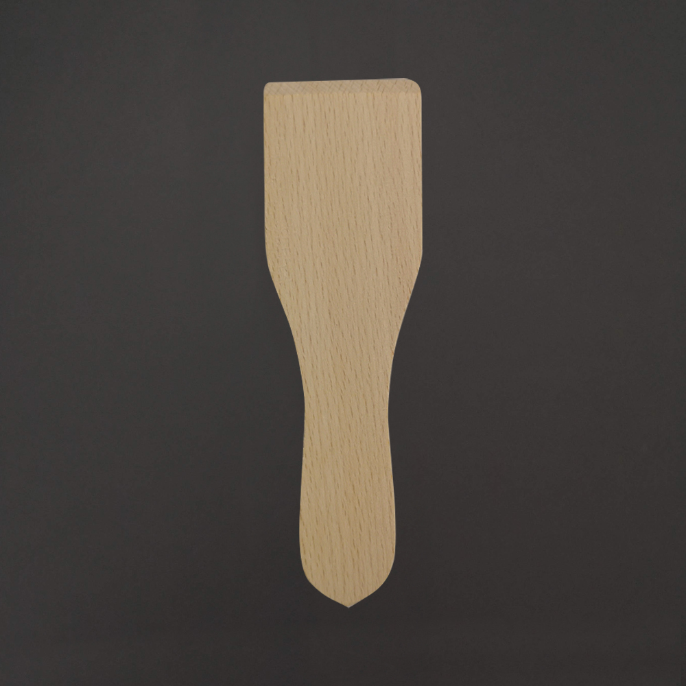 Dřevěná lopatka, masivní dřevo, délka 13 cm