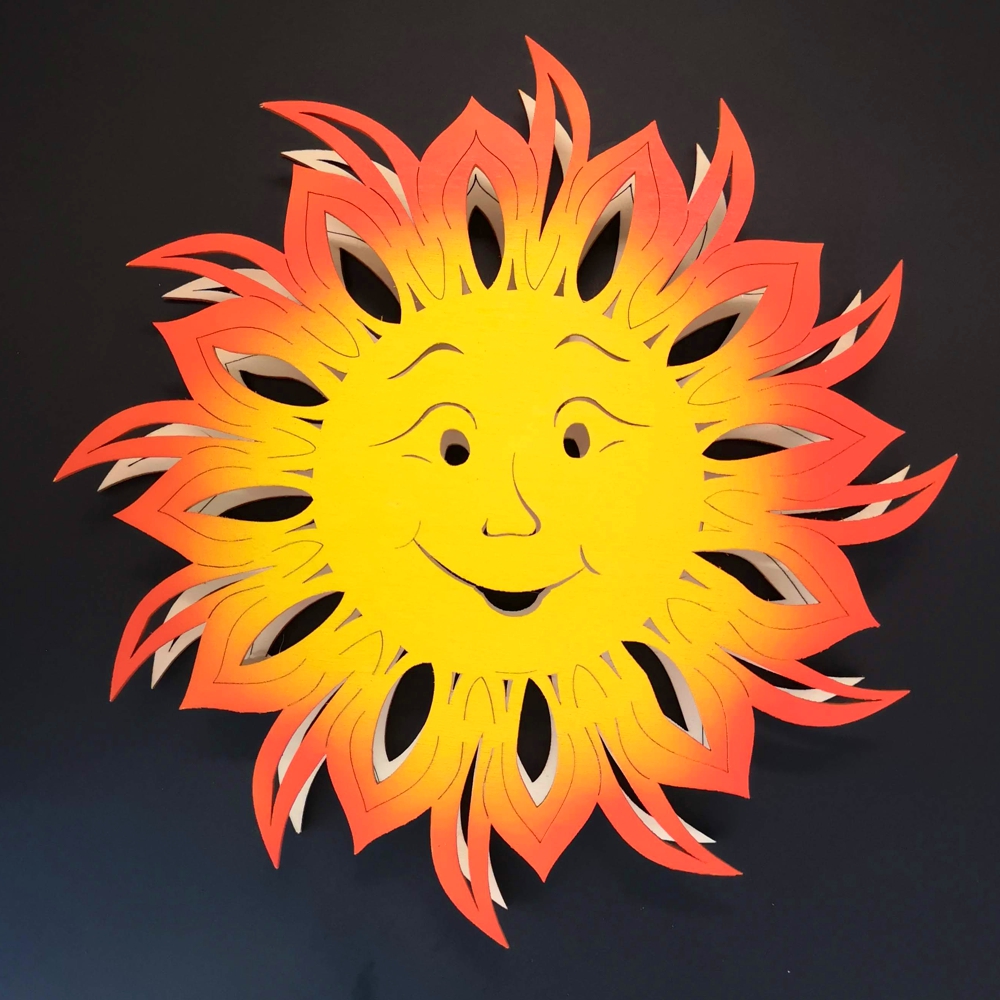 Lampa slunce 28 cm