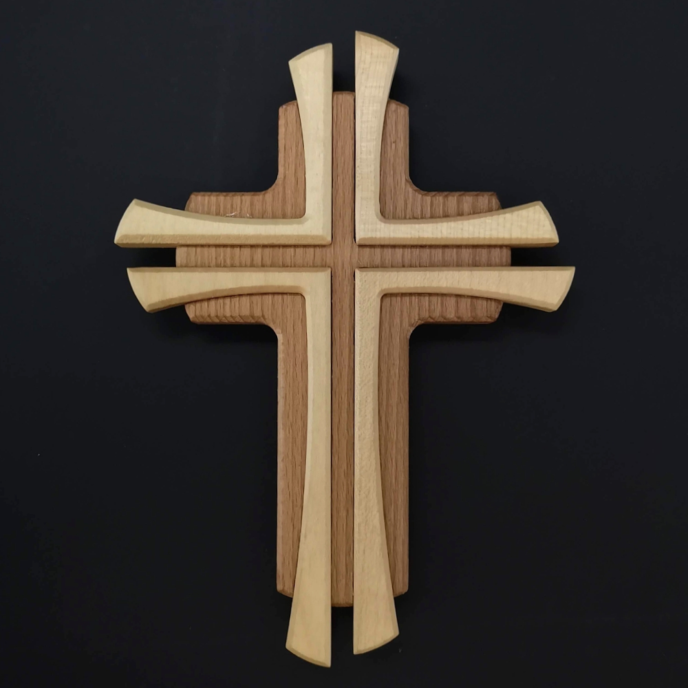 Dřevěný kříž 22 cm