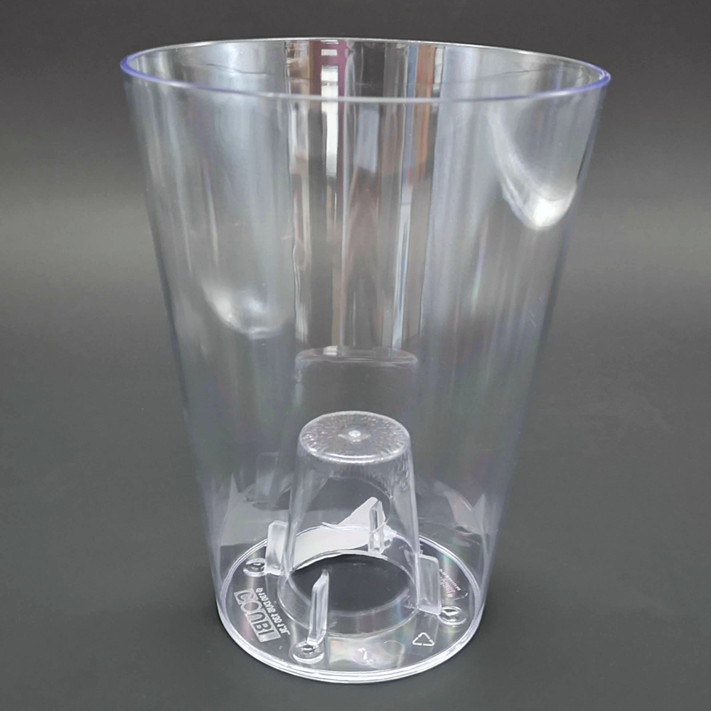 Květináč plastový - doplněk k dřevěným květináčům, průměr 13 cm, výška 17 cm
