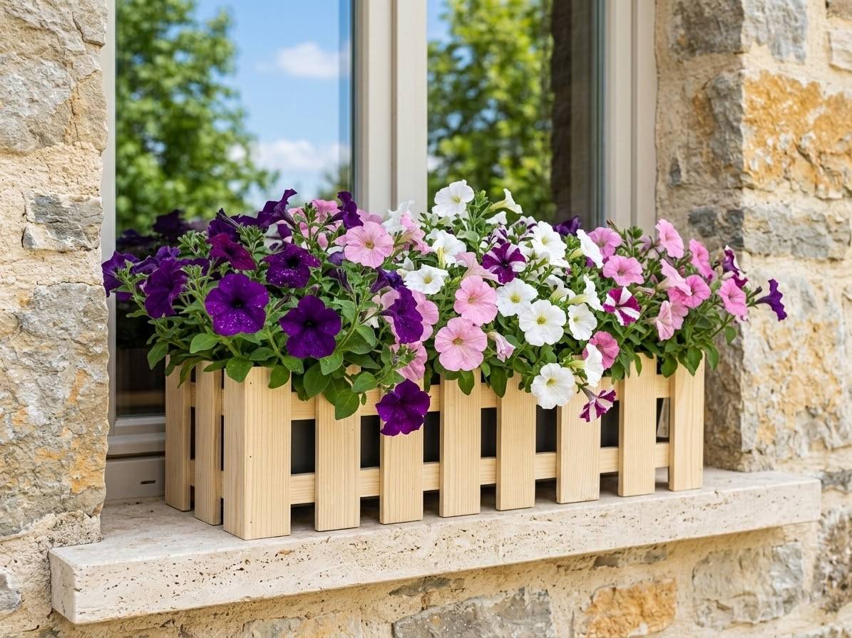 Dřevěný obal na truhlík, 62x21,5x18cm Český výrobek