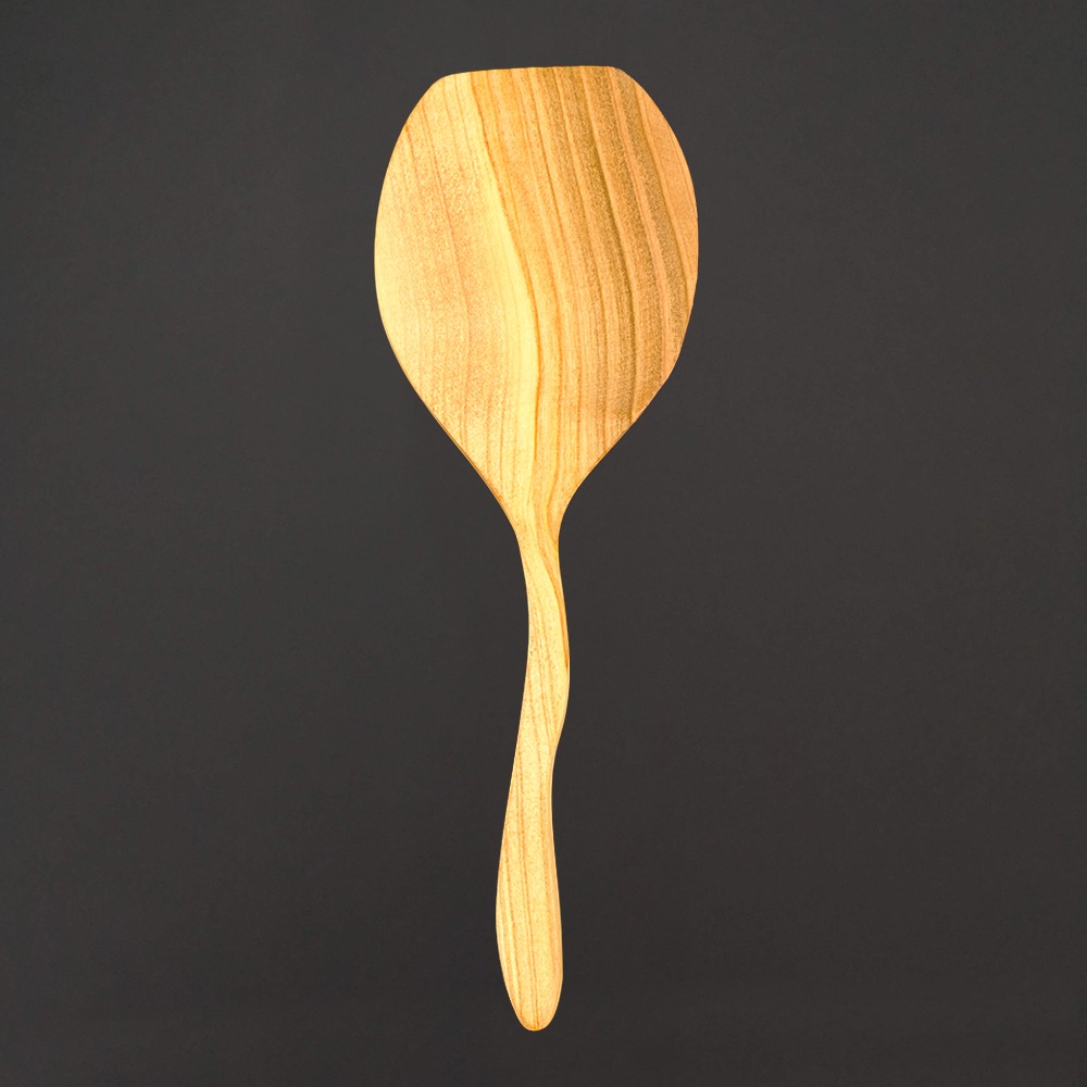Dřevěná obracečka, masivní dřevo, délka 32 cm
