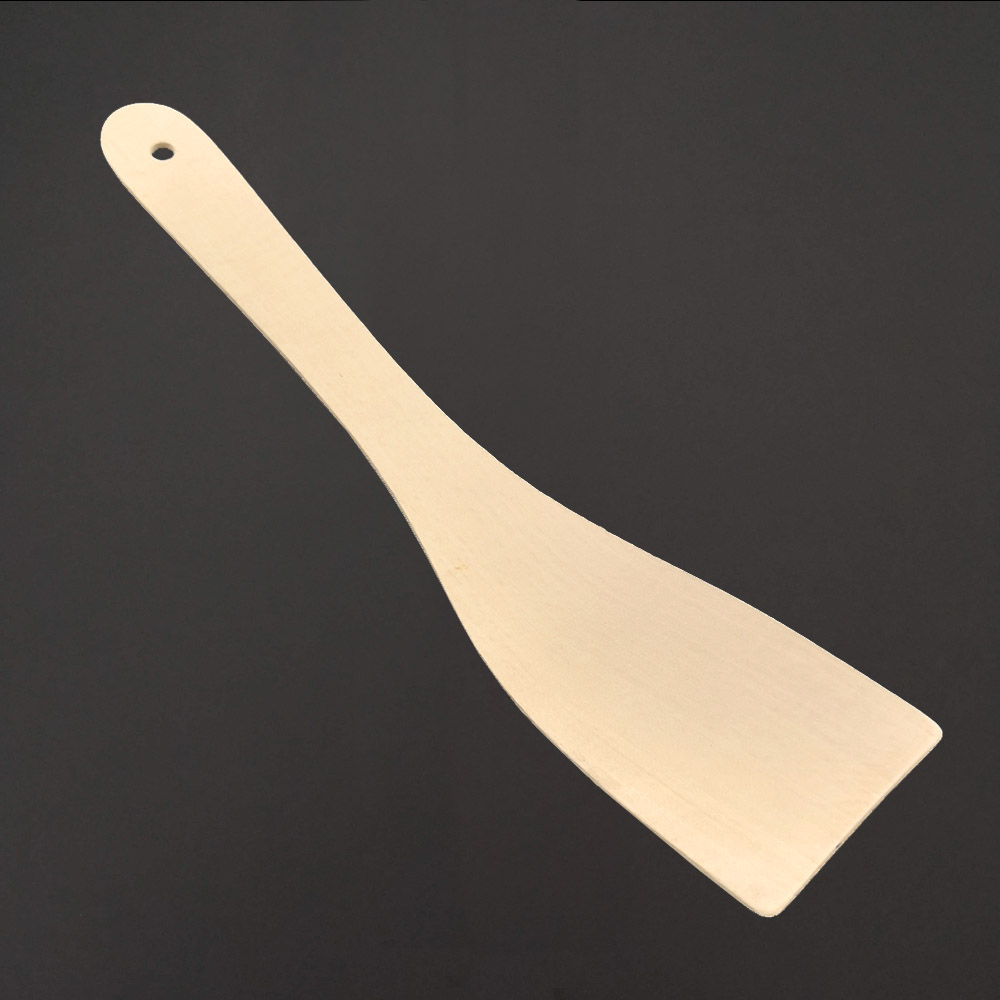 Dřevěná obracečka prohnutá, masivní dřevo, 27 cm