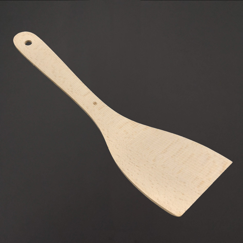Dřevěná obracečka prohnutá velká, masivní dřevo, 32 cm