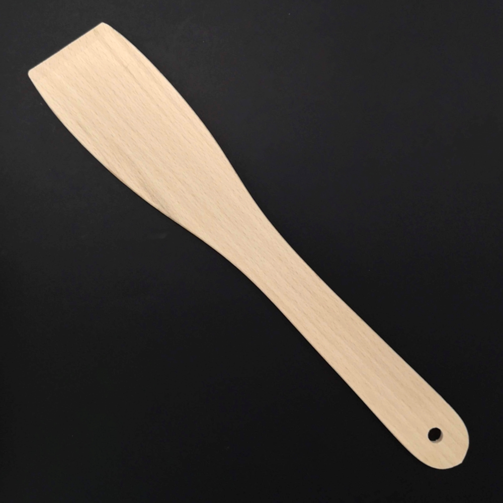 Dřevěná obracečka, masivní dřevo, délka 28 cm