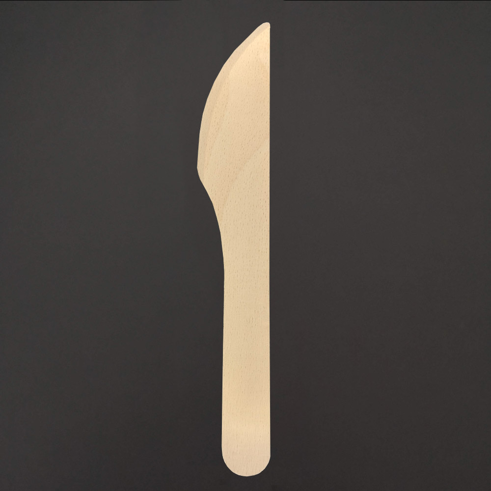 Dřevěný nůž, masivní dřevo, délka 21 cm