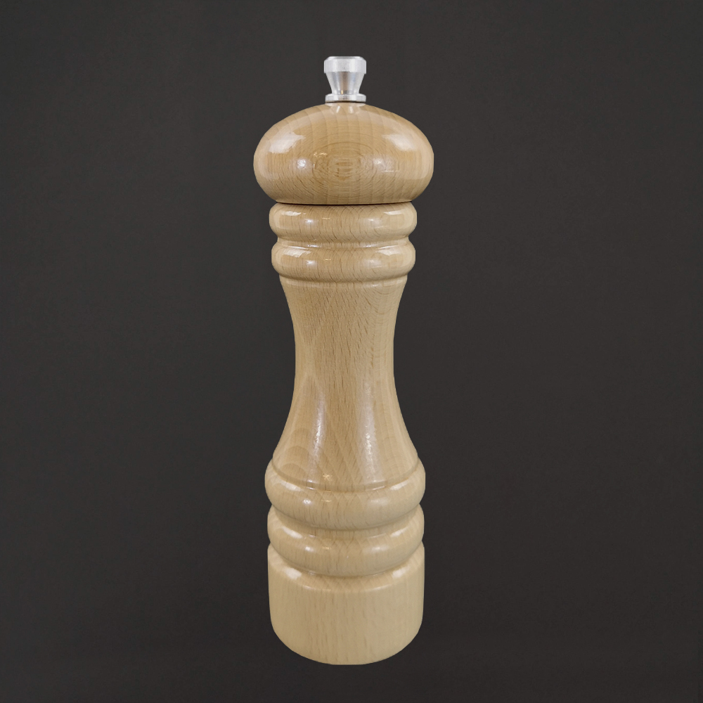 Dřevěný mlýnek na koření přírodní barva, 18 cm