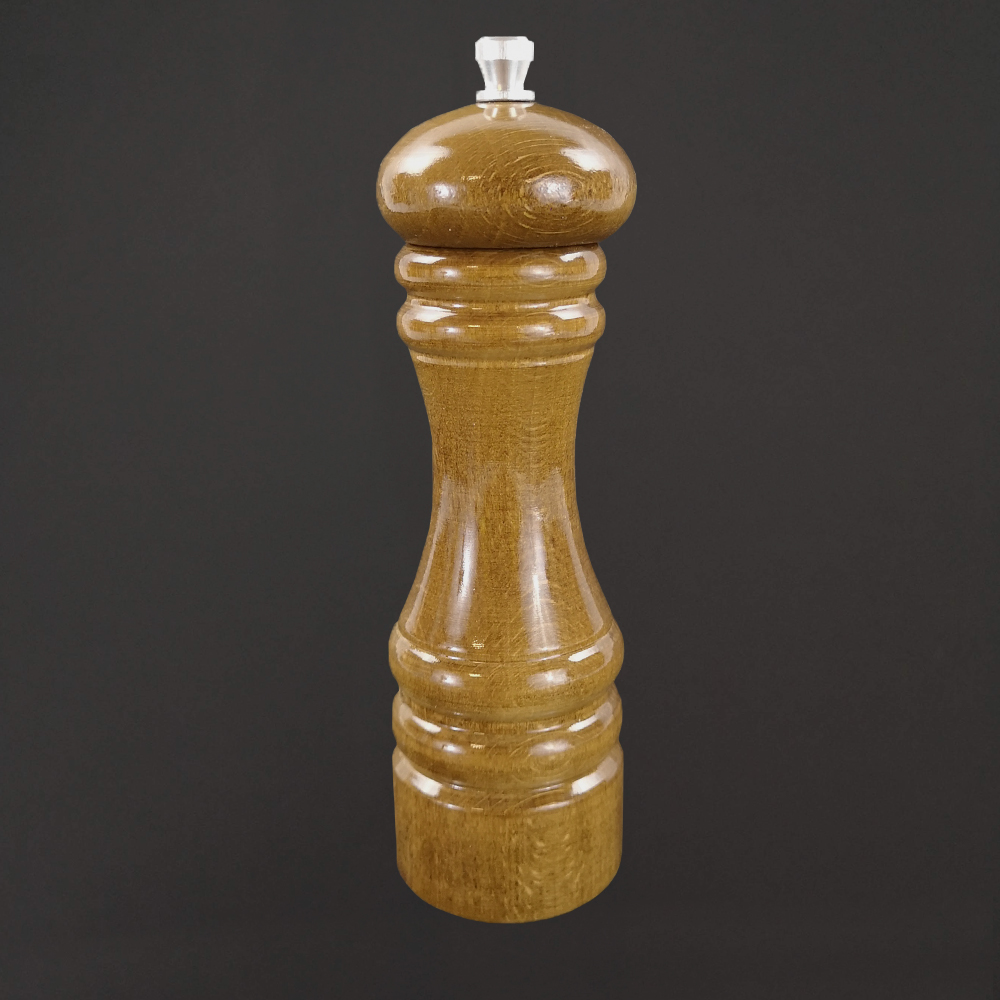 Dřevěný mlýnek na koření tmavé dřevo, 18 cm