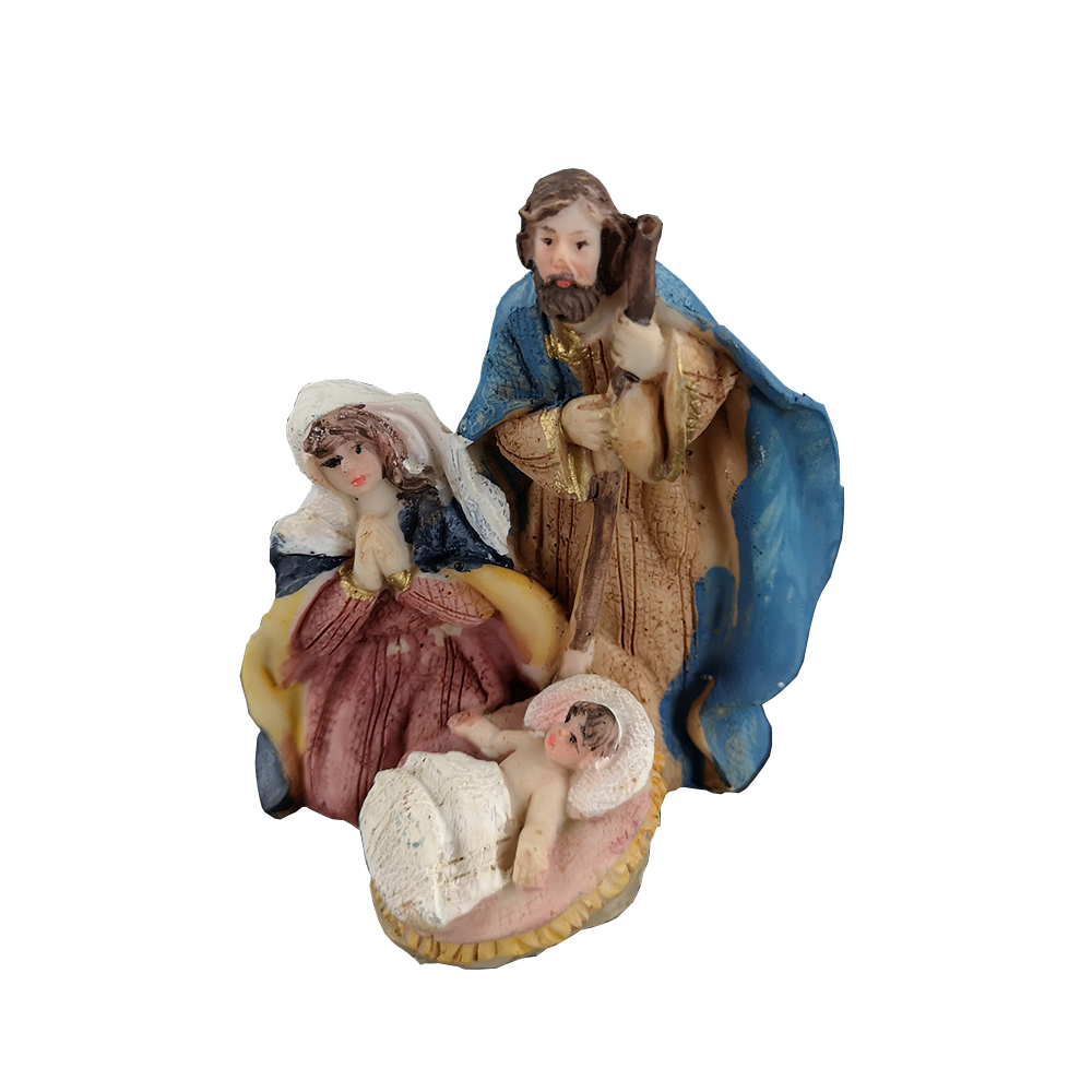 Figurky do betlémů - Svatá rodina 8 cm
