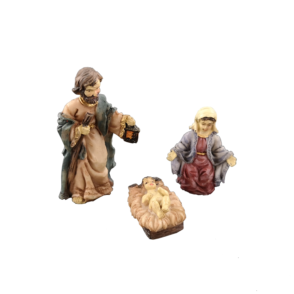 Figurky do betlémů - Svatá rodina 7,5 cm